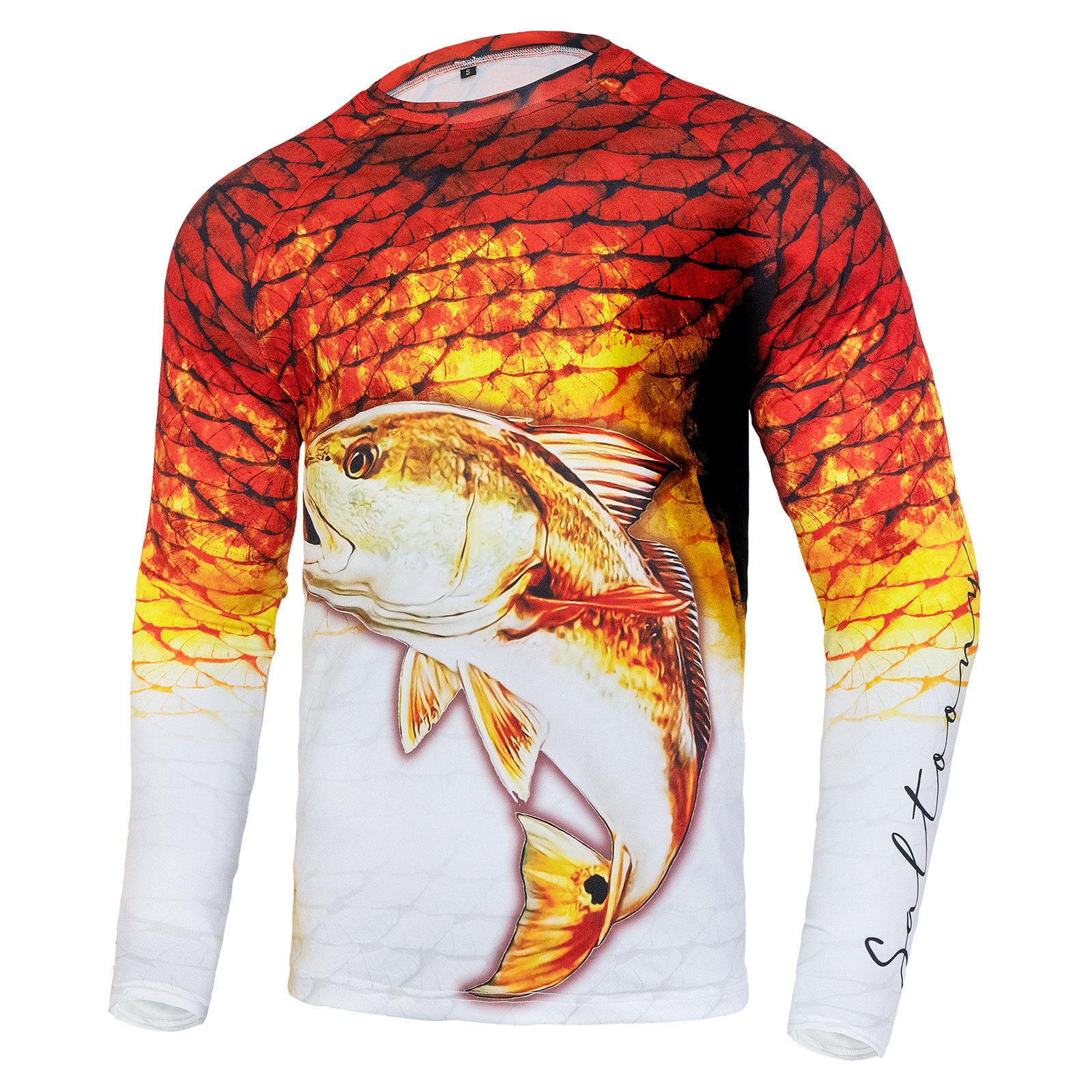 Redfish T-shirt - UPF 50 Men's Fishing - SaltLoony